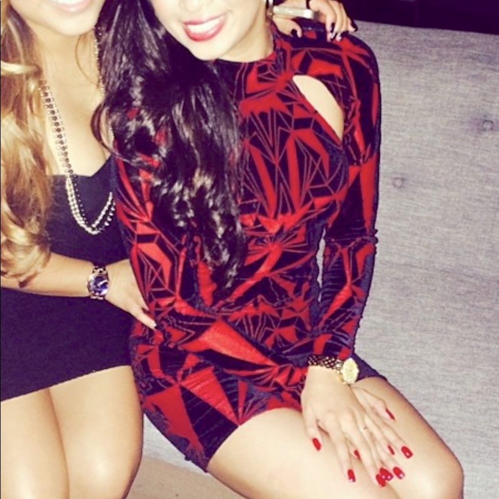 Geometric Party Dress